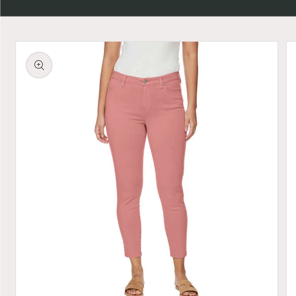 Buffalo Ladies' Tencel Blend Ankle Pant Pink Rose Pink Size 12/32